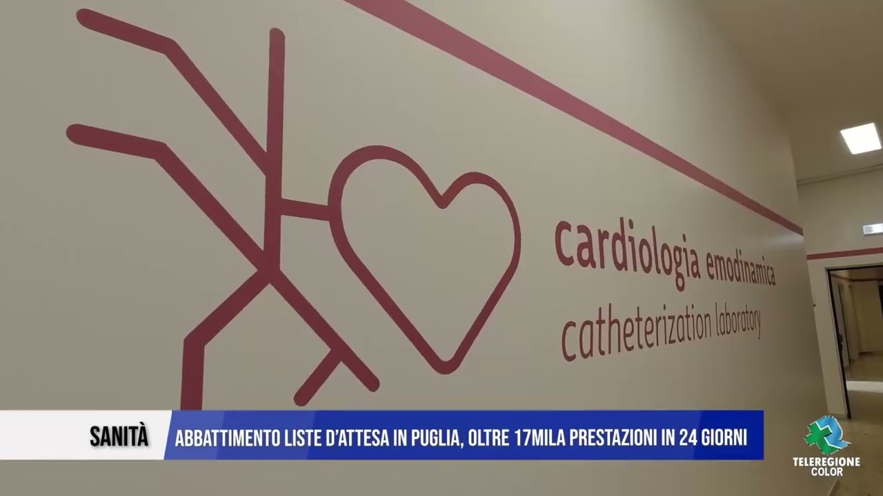 Abbattimento liste d’attesa in Puglia: oltre 17mila prestazioni in 24 giorni