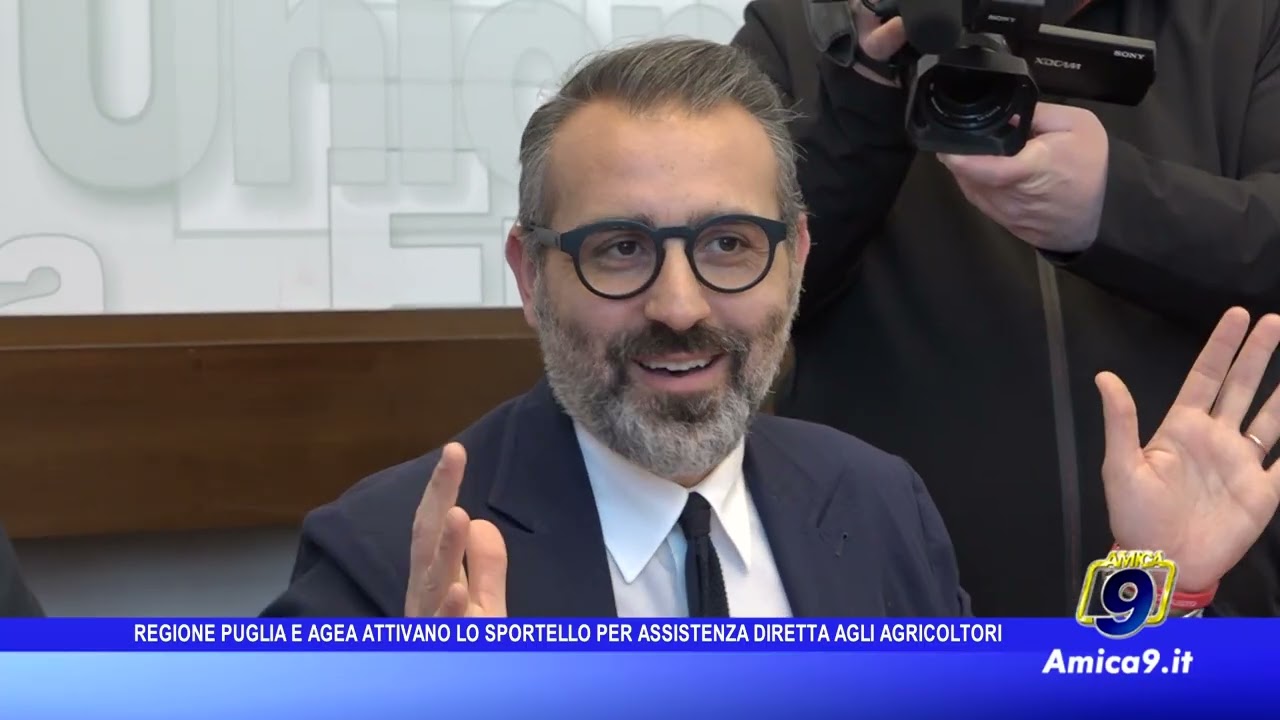 Regione Puglia e Agea attivano uno sportello dedicato all’assistenza diretta agli agricoltori