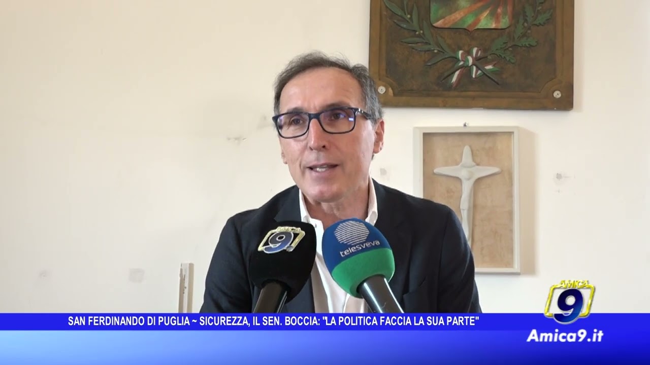 Sicurezza, il senatore Boccia a San Ferdinando di Puglia: “La politica faccia la sua parte”