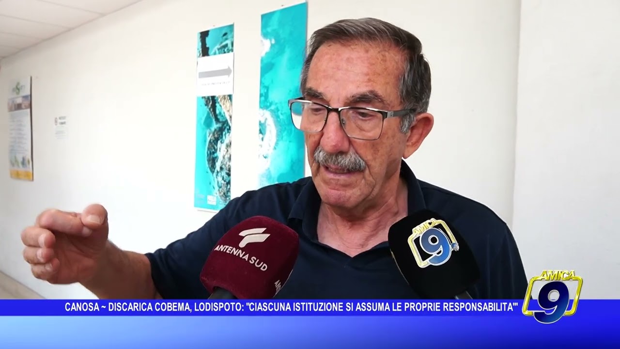 Ex discarica CO.BE.MA., Lodispoto: «Ciascuno si assuma le proprie responsabilità»
