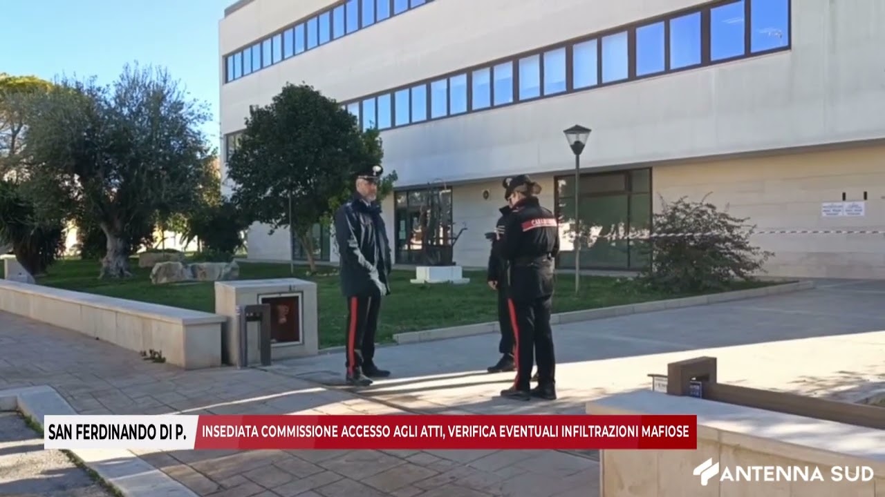 Insediata al Comune di San Ferdinando di Puglia la Commissione di accesso