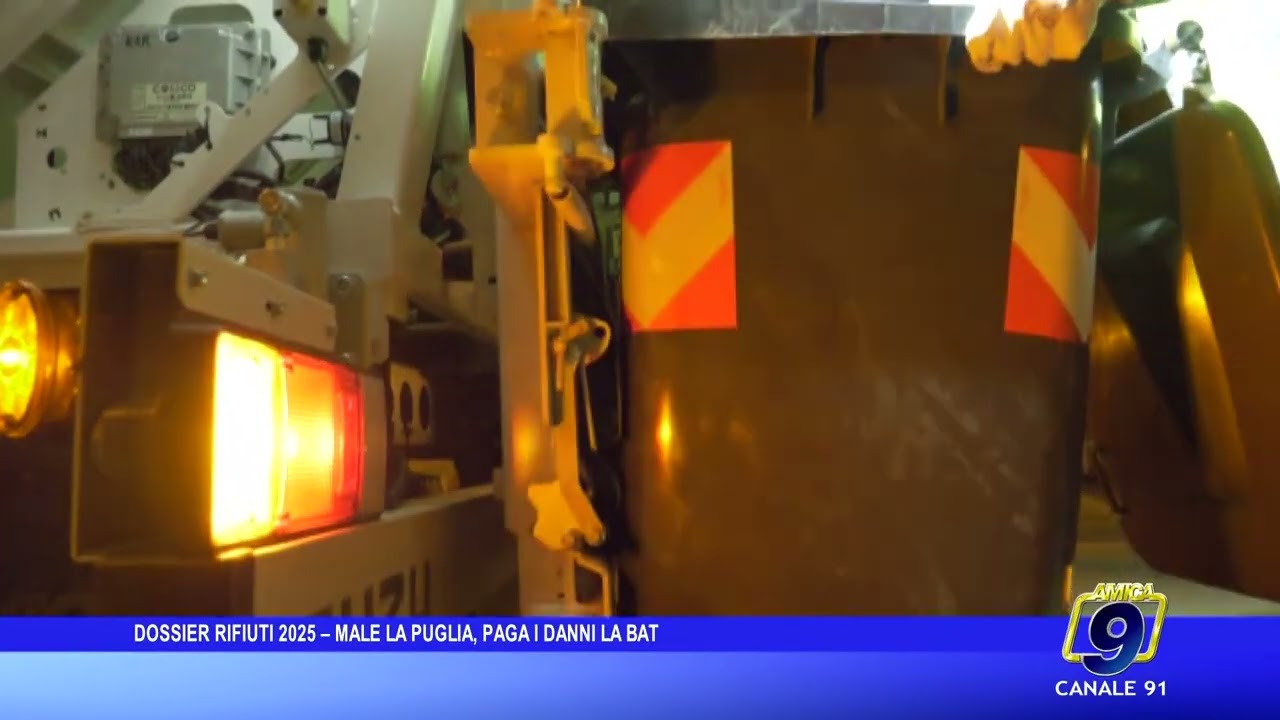 Dossier rifiuti 2025: performance negativa per la Puglia, ricadute pesanti sulla BAT