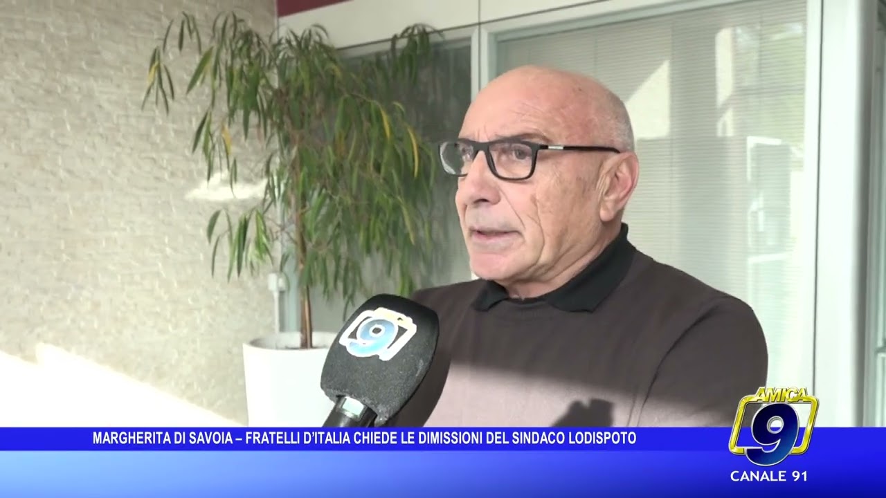 Fratelli d’Italia Margherita di Savoia chiede le dimissioni del sindaco Lodispoto