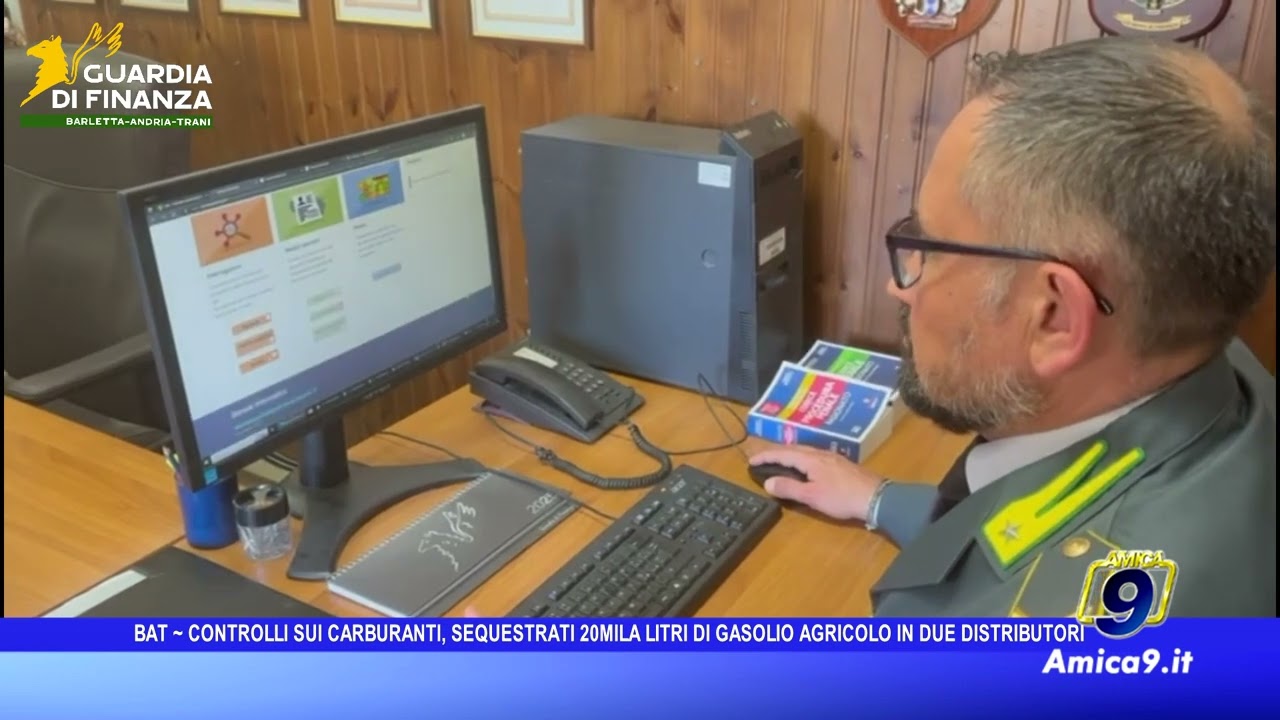 Controlli sui carburanti, nella BAT sequestrati 20mila litri di gasolio agricolo