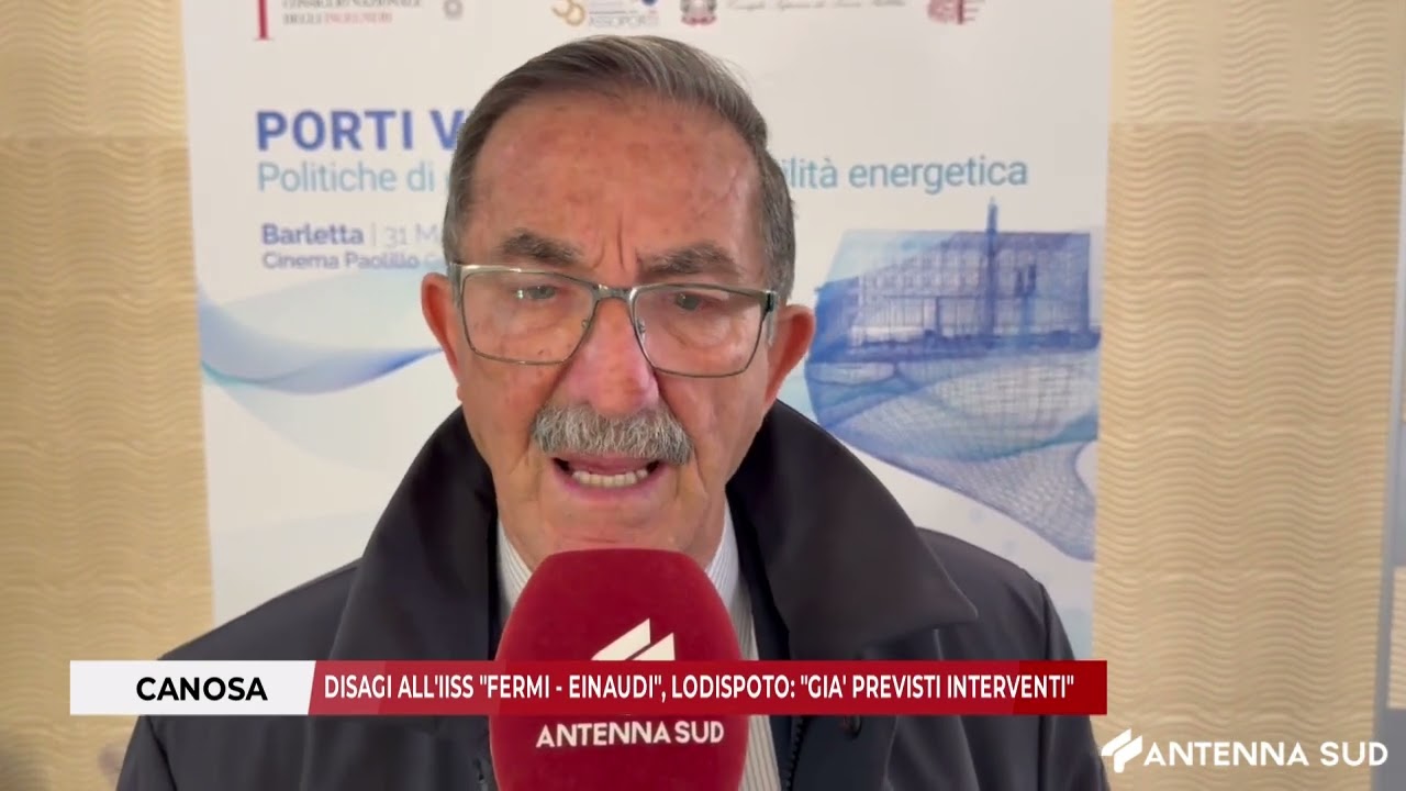Canosa di Puglia, disagi all’IISS “Fermi-Einaudi”. Lodispoto: “Già previsti interventi”