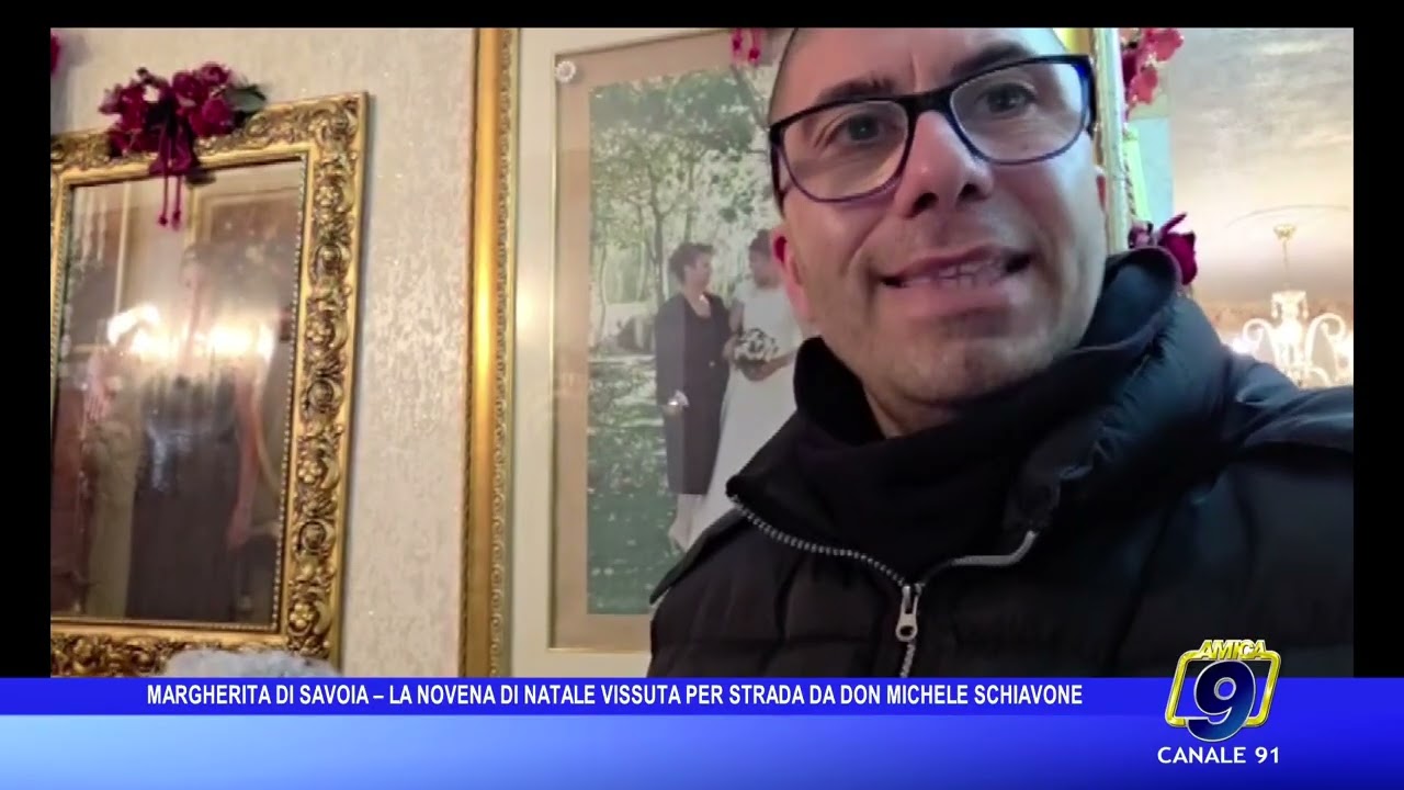 Margherita di Savoia, la Novena di Natale vissuta per strada con don Michele Schiavone