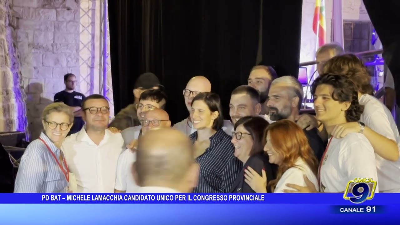Lamacchia candidato unico al congresso provinciale del Partito Democratico