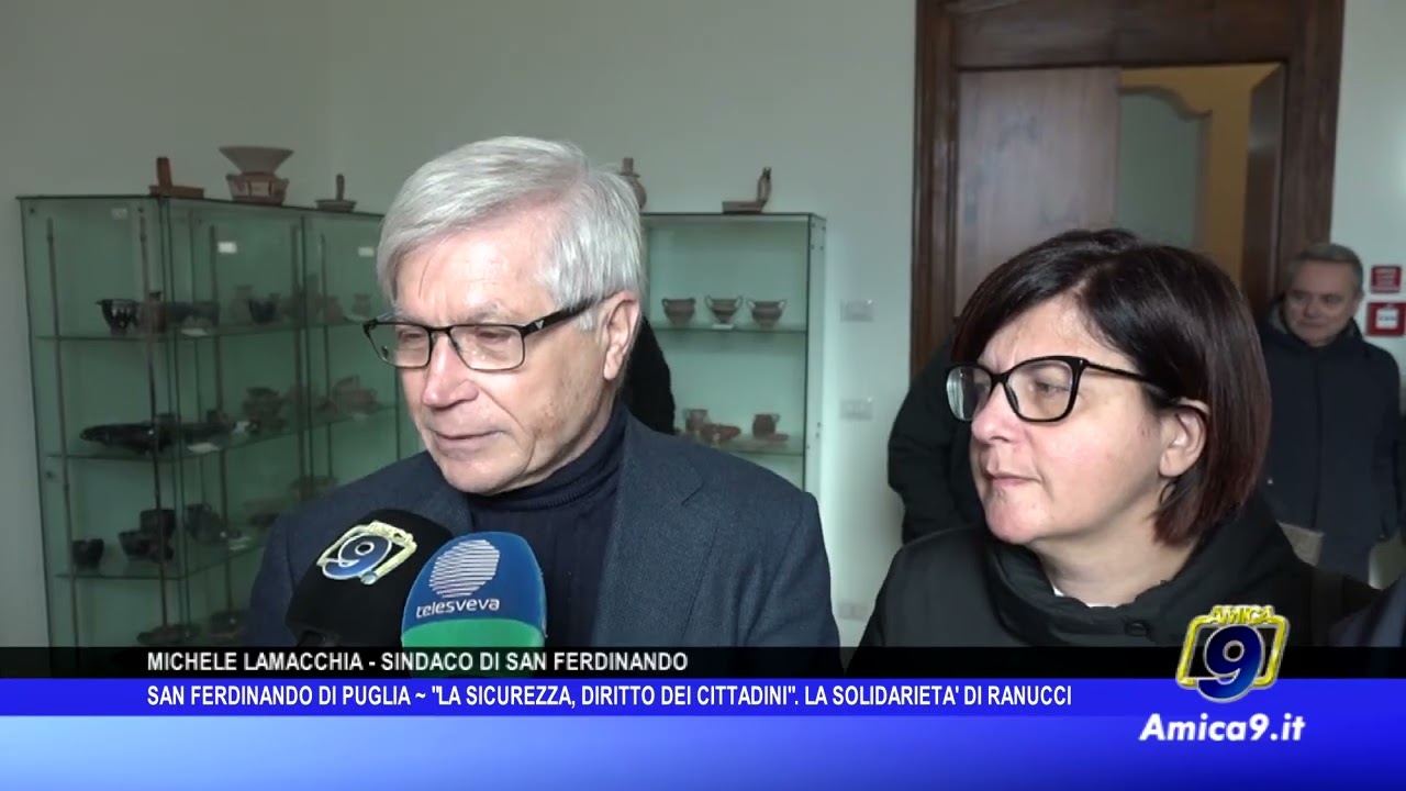 San Ferdinando di Puglia, “la sicurezza è un diritto”: la solidarietà di Sigfrido Ranucci alla comunità