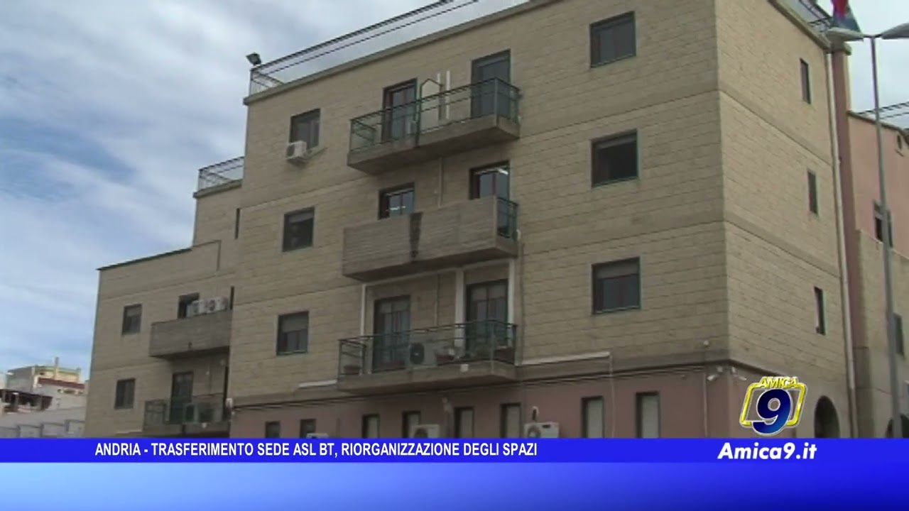 Trasferita la Direzione generale dell’ASL BT, al via la razionalizzazione degli spazi aziendali